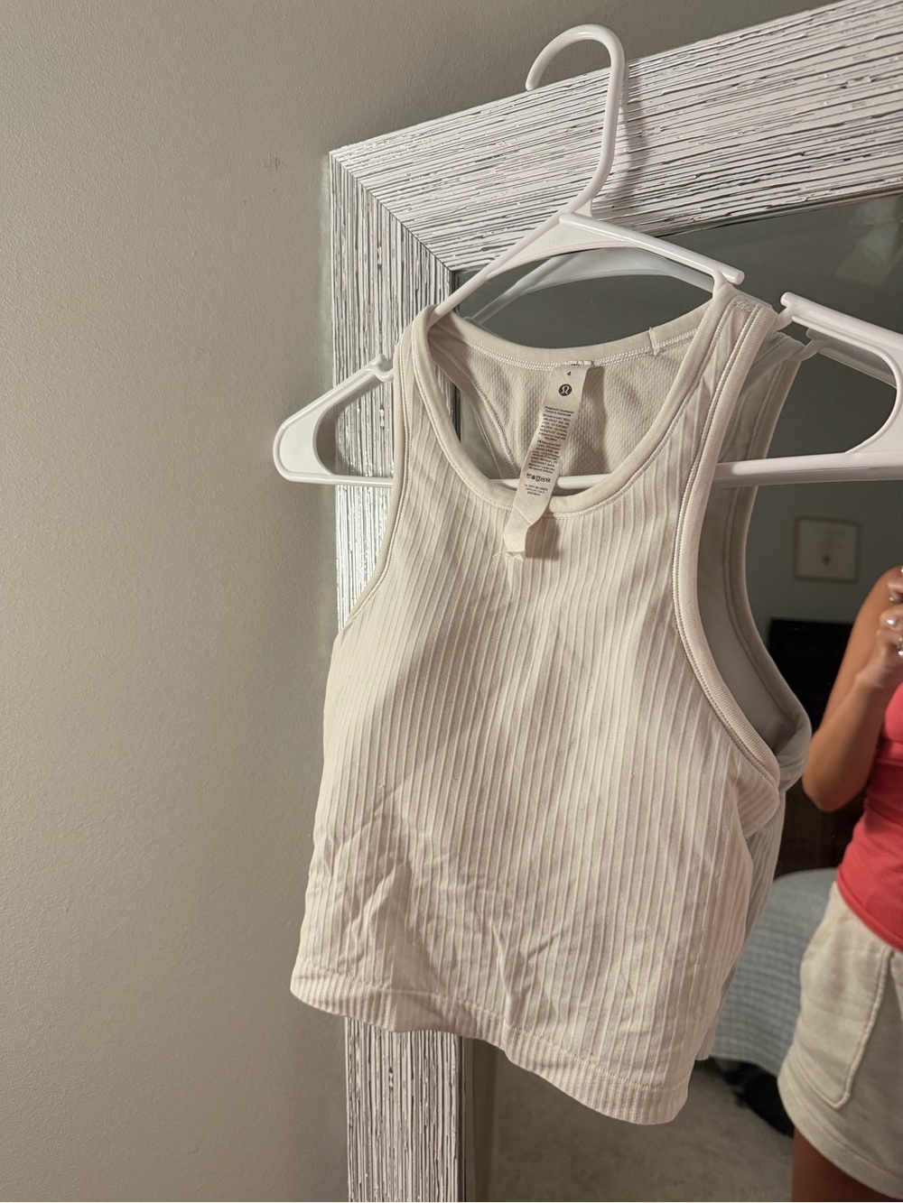 lululemon athletica Ribbed White Tank